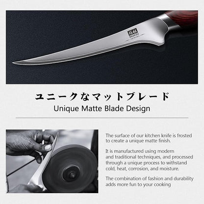 SHAN ZU Fillet Knife 7 inch, Razor Sharp Boning Knife - Image 5