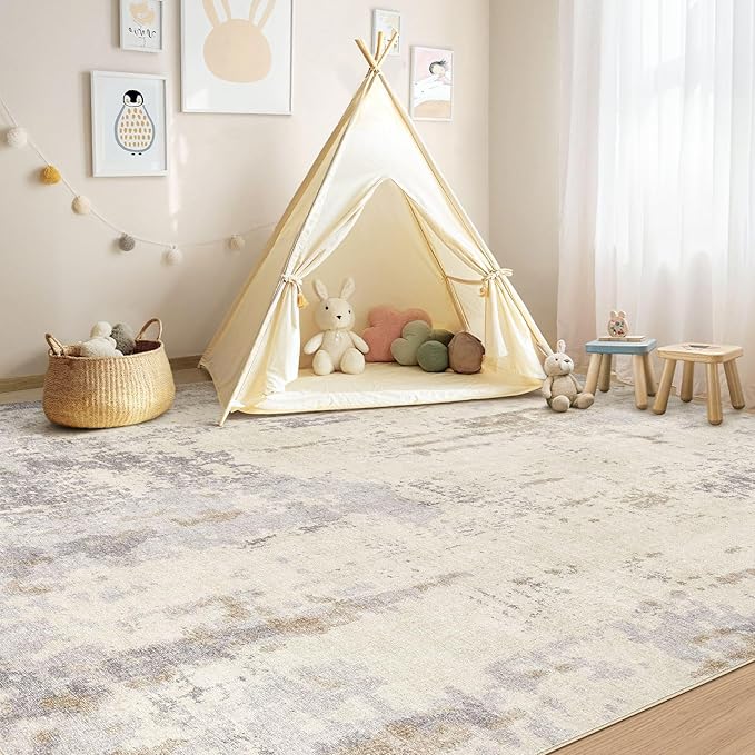 UERMEI 8x10 Washable Area Rug - Image 9