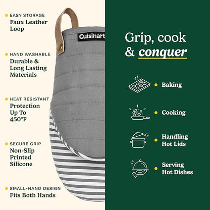 Cuisinart Mini Oven Mitts – 5.5” x 8” Heat-Resistant Kitchen Mitts - Image 5