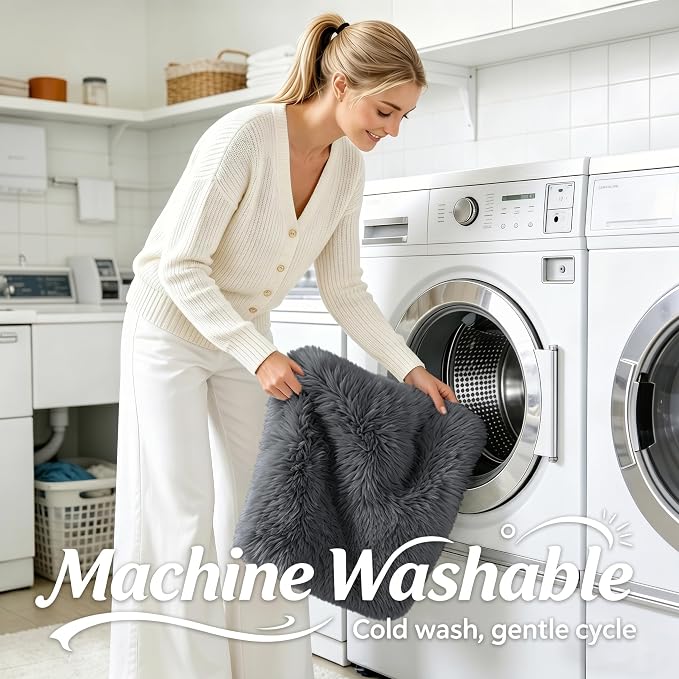 OLANLY 6x11 Machine Washable Large Area Rugs - Image 2