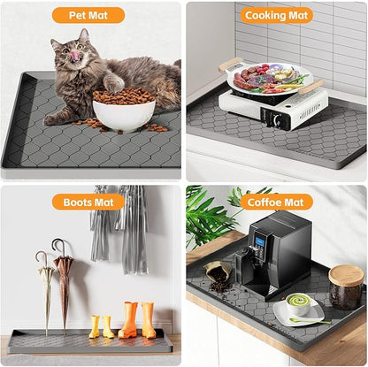 Winisok Silicone Under Sink Mat 28" x 19", kitchen Essentials and Gadgets - Image 5