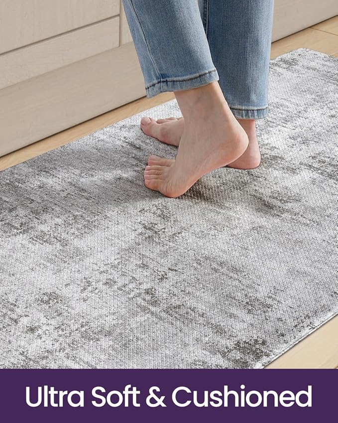 DEXI Kitchen Mats Cushioned Anti Fatigue, 23x107 Floor Padded Runner Rug Non - Image 6
