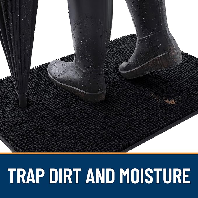 OLANLY Dog Door Mat for Muddy Paws 70x46, Absorbs Moisture and Dirt, Absorbent - Image 2