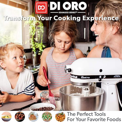 DIORO Silicone Mixing & Serving Spoons - Image 4