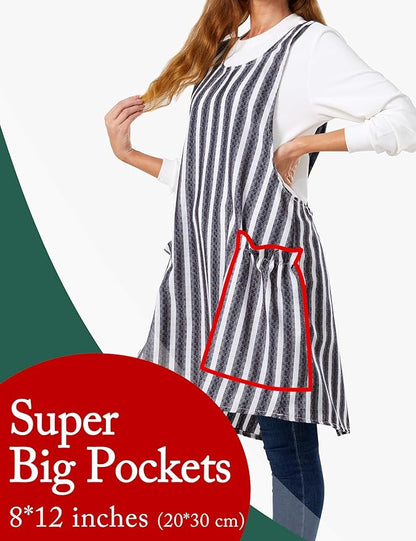 Cozy Adjustable Cross Back Aprons - Image 3