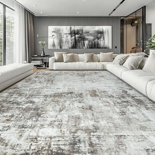 10x14 Area Rugs Large Living Room Rug Washable: Modern Abstract Rug Indoor - Image 2