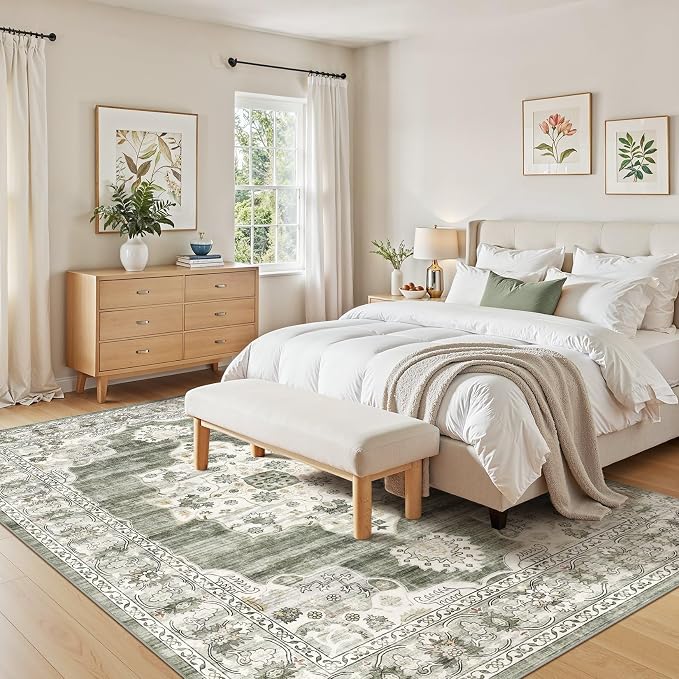 7x9 Washable Area Rug - Image 6