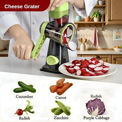 INCITATUS - Cheese Grater Hand Crank - Rotary Cheese Shredder - 3 - Image 6