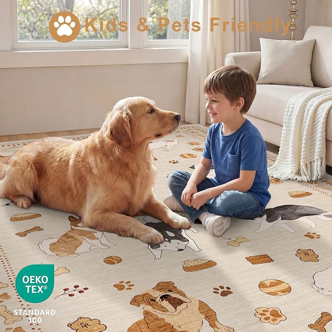 DUKINO 2x3 Entryway Rug, Washable Small Door Mat Indoor Entance Lightweight - Image 4