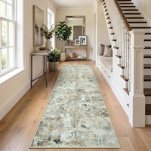 2x10 Washable Runner Rug Non-Slip by Carpelux