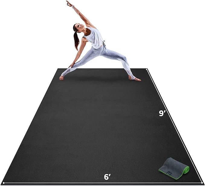 Gorilla Mats Extra Large Yoga Mat – 9'x6' by YoGorillaMats