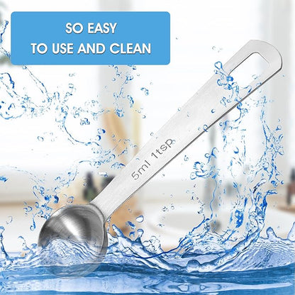 5 PCS Measuring Spoons Tablespoon Measuring Spoon 1/3 Tbsp Stainless Steel - Image 5