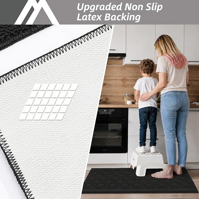 COSY HOMEER-Kitchen-Rugs-and-Mats 20"x48" Non Slip Kitchen Mats - Image 4