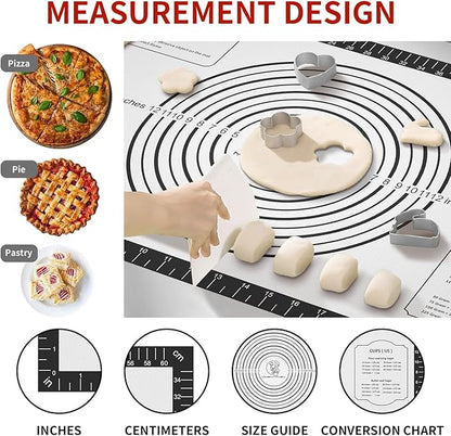Silicone Macaron Baking Mat, Non Stick Pastry Mat - Image 2