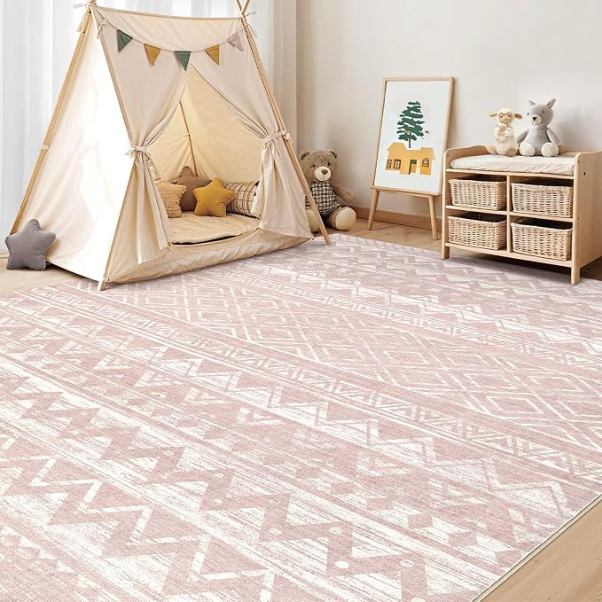 cotiled 5x8 Area Rugs Living Room Rug: Washable Boho Rugs - Image 7