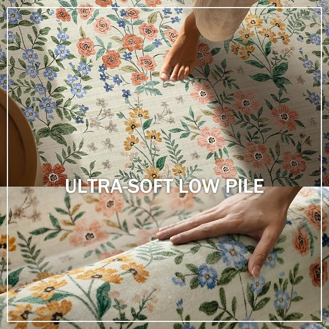 Washable Kitchen Rug Runners for Hallways: 2'6"x8' Bedroom Rug Non Slip Low - Image 5