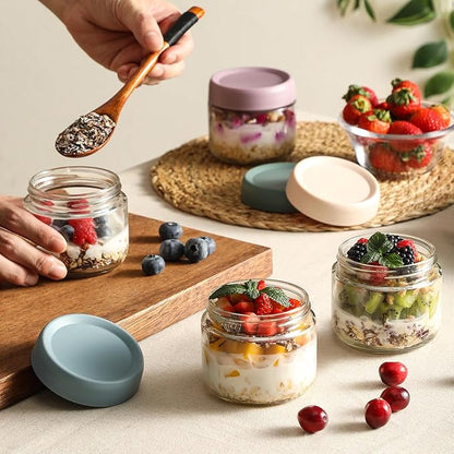 NETANY 6-pack 8oz Glass jars - Image 6