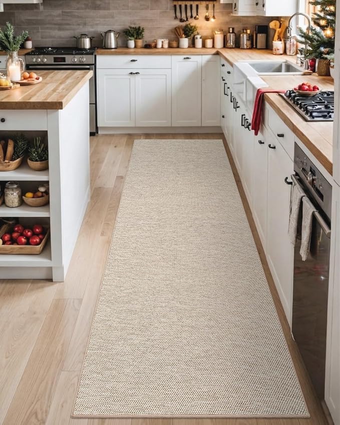 DEXI Hallway Runner Rug 2'4"x10', Non Slip Rubber Backed Runners Carpet - Image 5