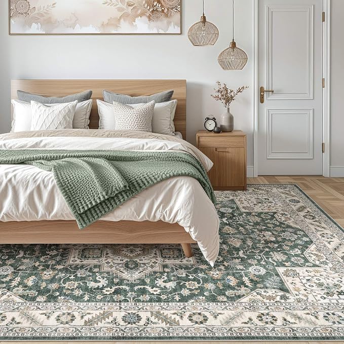 Vintage Living Room Area Rug 10x12 - Image 7