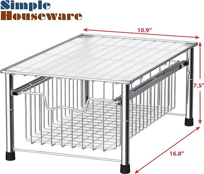 Simple Houseware Stackable Basket Drawer - Image 3