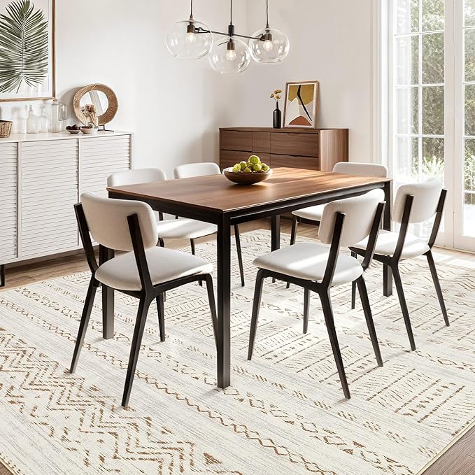 cotiled 10x14 Area Rugs Living Room Rug: Washable Boho Rugs - Image 9