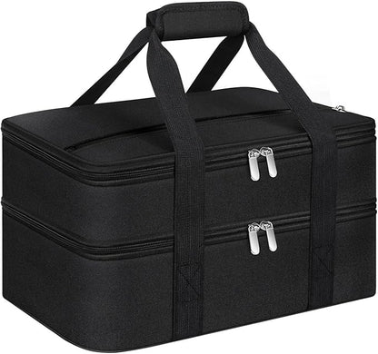 Double Insulated Casserole Carrier, Portable Casserole Carrier by MIAOJIE