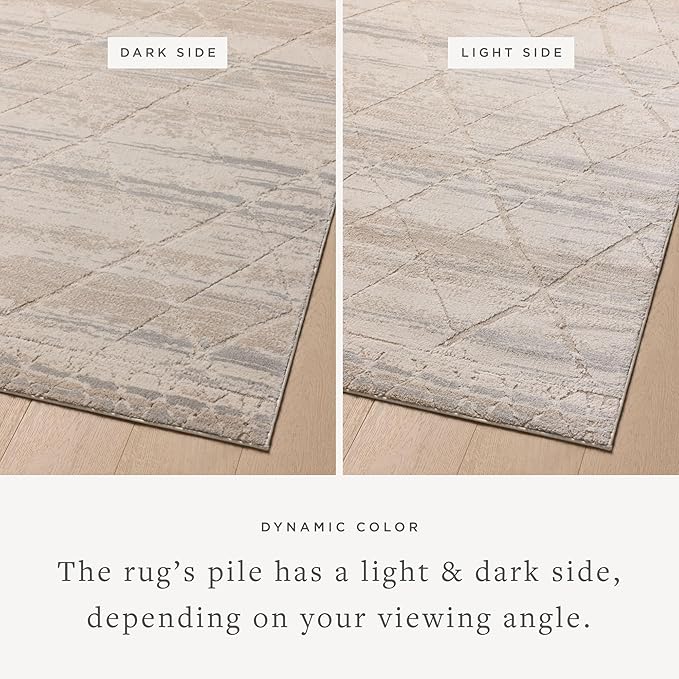 Loloi Amber Lewis Monty Collection MOT-02 Ivory/Natural 7'-10" x 10', .50" Pile - Image 3