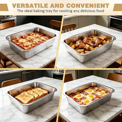 9.2QT Stainless Steel Lasagna Pan - Image 6