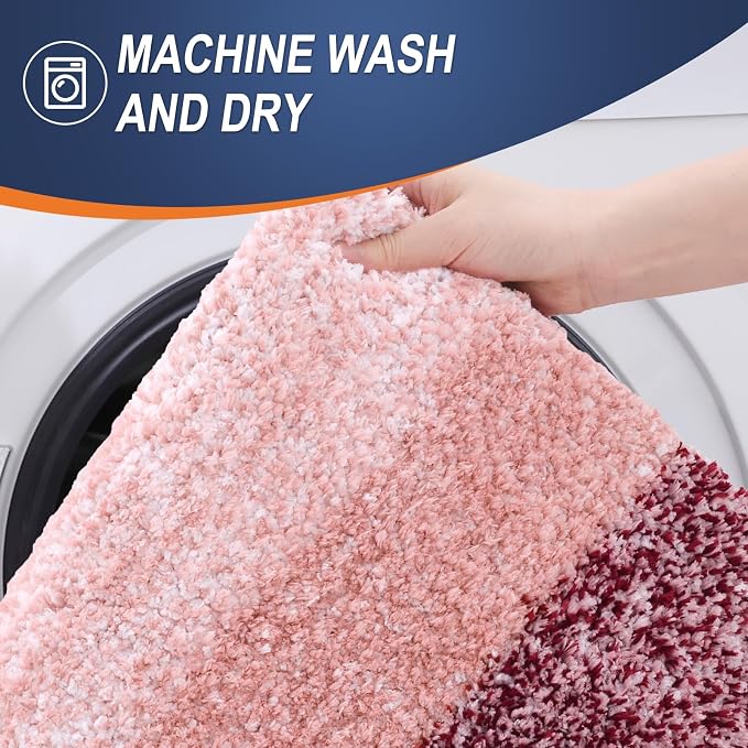 OLANLY Large Bathroom Rugs Mat 44x32, Extra Soft Absorbent Microfiber Bath Rugs - Image 6