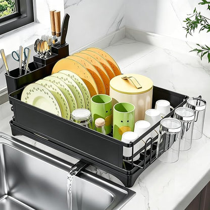 Simple Trending Dish Drying Rack, Space-Saving Large Dish Rack - Image 2