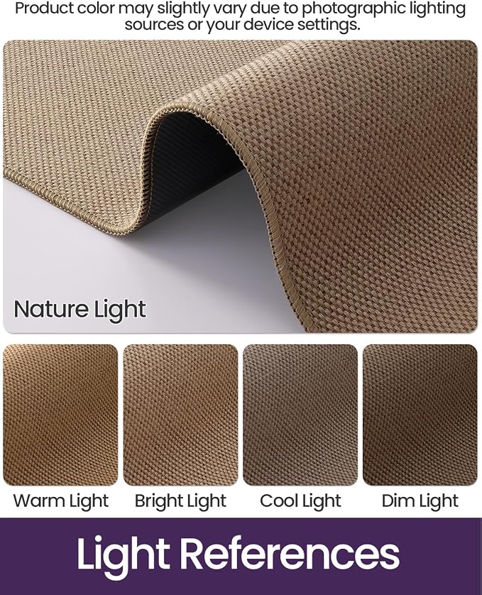 DEXI Hallway Runner Rug 2'8"x10', Non Slip Rubber Backed Runners Carpet - Image 3