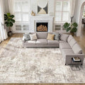 12x18 Area Rugs Living Room: Washable Large Abstract Soft Rug Stain Resistant by LOONGRUG