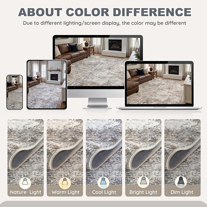 DMOYEST Area Rug Living Room Rugs - Image 6