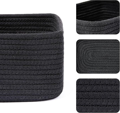MiniArk Small Storage Baskets for Organizing | Closet Organizer Bins | Shelf - Image 2