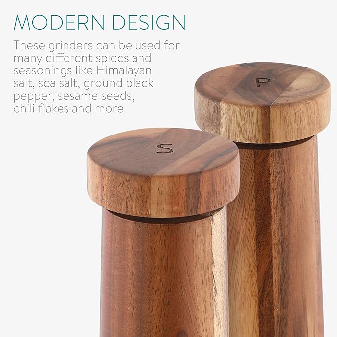 Navaris Salt and Pepper Mill Set - Image 6