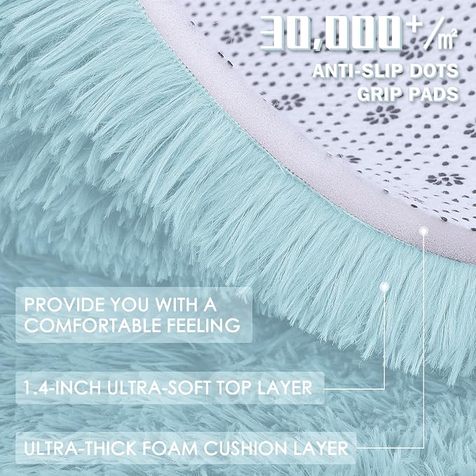 OLANLY 8x10 Machine Washable Large Area Rugs - Image 8