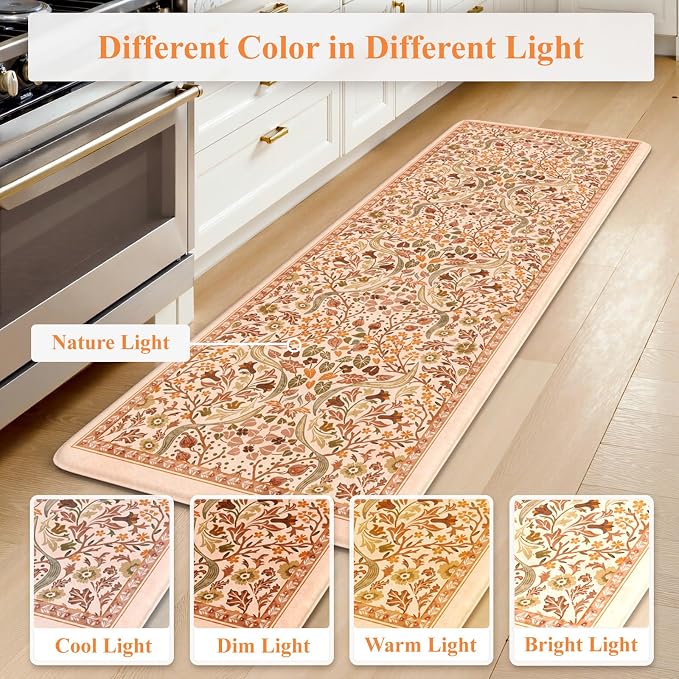 Collive Anti Fatigue Mats for Kitchen Floor, Non Slip Waterproof Sink Rugs for - Image 7