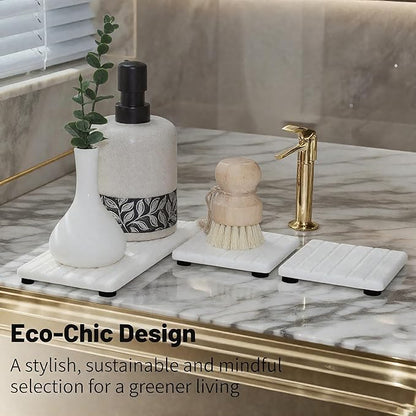3PCS Stone Drying Tray, Stones Soap Trays, Water Absorbing Stone Tray - Image 7
