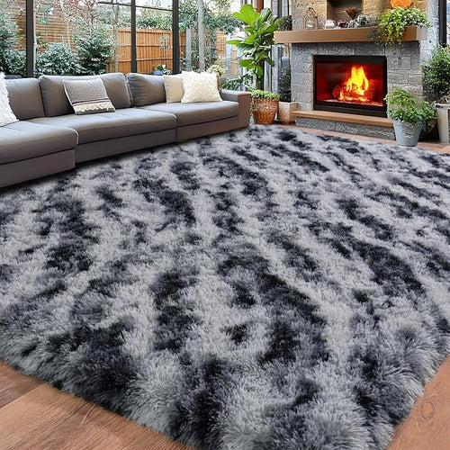 8x10 Area Rugs for Living Room, Ultra Soft Fluffy Large Shaggy Rug Carpet for by Awaytail