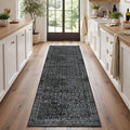 Rugxara 2x6 Runner Rug, Washable Kitchen Rugs, Non Slip Low Pile Area Rug Carpet by Rugxara