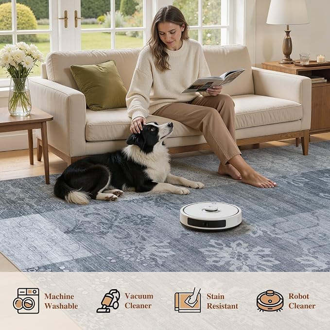 UERMEI 9x12 Area Rug for Living Room - Image 6