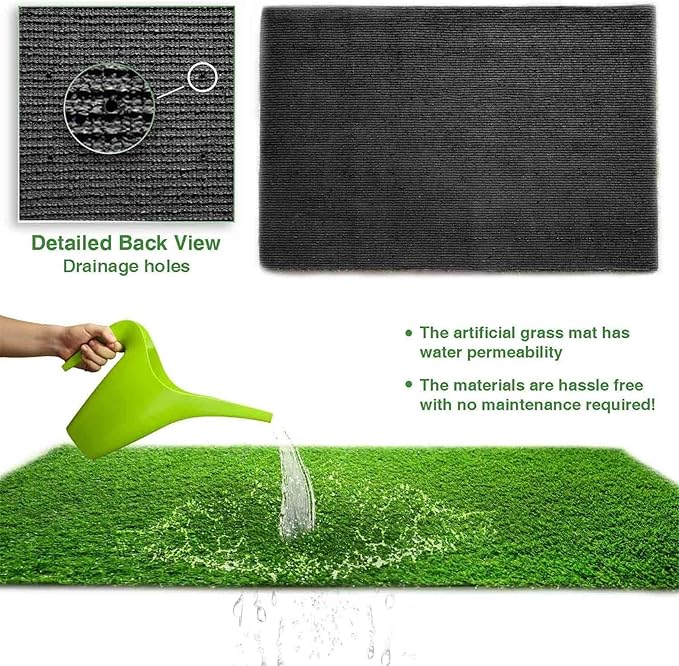 LITA Realistic Artificial Grass Turf Lawn Customized Size 14 x 80 Feet - Image 3