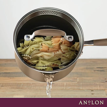 Anolon Advanced Home Hard Anodized Nonstick Sauce Pan/Saucepan - Image 9