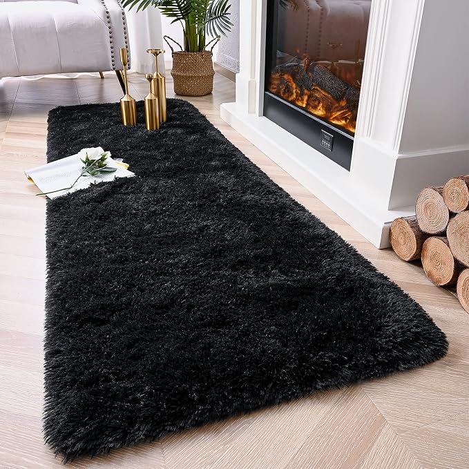 Chicrug Soft Runner Rugs for Bedroom Living Room Plush Fluffy Rug 2x7 Feet - Image 2