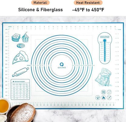 Silicone Baking Mat with Measurements, Pastry/Fondant/Dough Rolling - Image 2