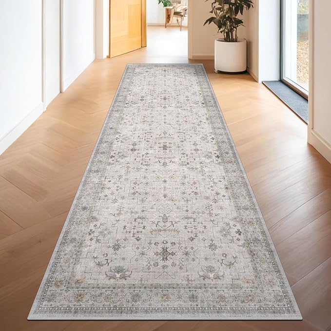 Hazo Haus Geometric 3x20 Wide Hallway Runner by HazoHaus