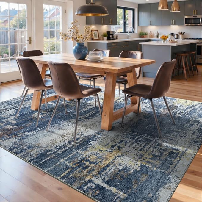 8x10 Ft Large Area Rugs for Living Room, Soft Non-Slip Washable Rugs Modern - Image 9