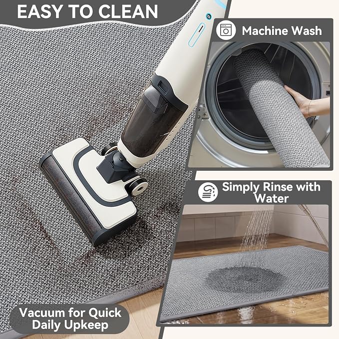 Kitchen Rugs Set of 2, Soft Kitchen Mats - Image 6
