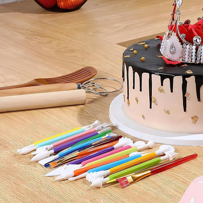 9-Piece Fondant Sculpting Tool Set - Image 4