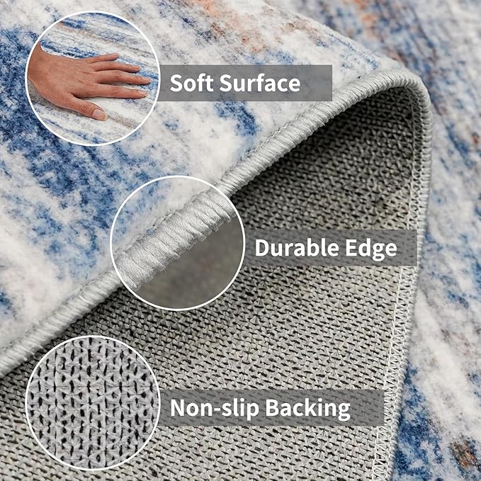 4x10 Wide Washable Runner Rug: Easy-to-Clean Runners - Image 4